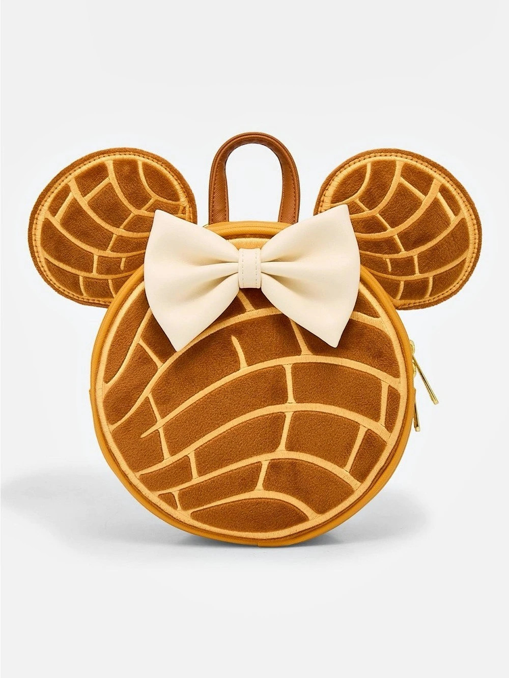 Loungefly Minnie Mouse Chocolate Concha Mini Backpack Brown